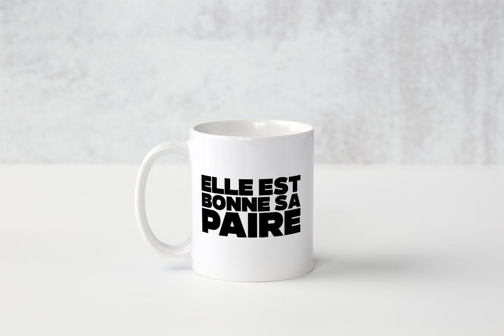 Mug Elle est bonne sa paire